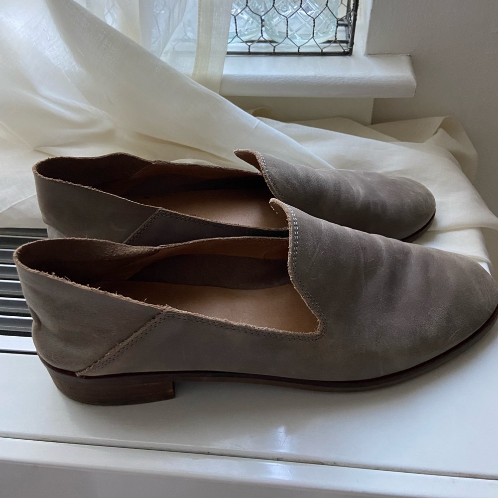 Size 9W Lucky Brand Women's Cahill Tan Leather Loafer